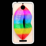 Coque HTC Desire 510 Bouche Arc en Ciel