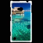 Coque Nokia Lumia 720 Bungalow sur l'eau des tropiques