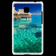 Coque LG Optimus L3 II Bungalow sur l'eau des tropiques