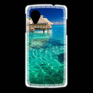Coque LG Nexus 5 Bungalow sur l'eau des tropiques