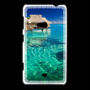 Coque Nokia Lumia 625 Bungalow sur l'eau des tropiques