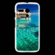 Coque Motorola G Bungalow sur l'eau des tropiques