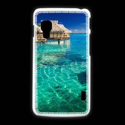 Coque LG L5 2 Bungalow sur l'eau des tropiques