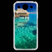 Coque LG G Pro Bungalow sur l'eau des tropiques