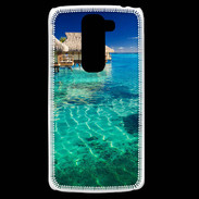 Coque LG G2 Mini Bungalow sur l'eau des tropiques