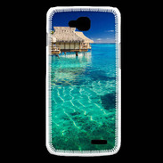 Coque LG L90 Bungalow sur l'eau des tropiques