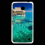 Coque Nokia Lumia 630 Bungalow sur l'eau des tropiques