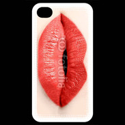 Coque iPhone 4 / iPhone 4S Bouche de femme rouge 50