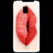 Coque LG P990 Bouche de femme rouge 50