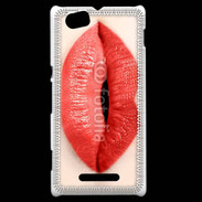 Coque Sony Xperia M Bouche de femme rouge 50