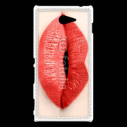 Coque Sony Xperia M2 Bouche de femme rouge 50