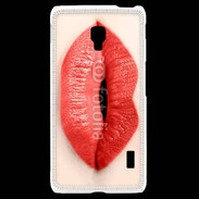 Coque LG F6 Bouche de femme rouge 50