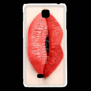 Coque LG F5 Bouche de femme rouge 50