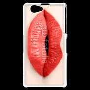 Coque Sony Xperia Z1 Compact Bouche de femme rouge 50