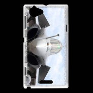 Coque Sony Xperia L Rafale Avion de chasse