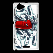 Coque Sony Xperia L Graffiti Bombe de peinture 5
