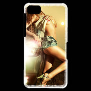 Coque Blackberry Z10 Femme sexy Voiture