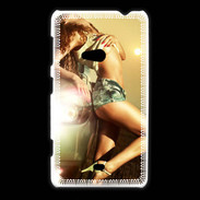 Coque Nokia Lumia 625 Femme sexy Voiture