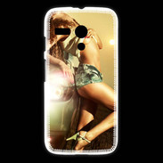 Coque Motorola G Femme sexy Voiture