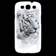 Coque Samsung Galaxy S3 Tigre blanc 100
