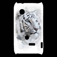 Coque Sony Xperia Typo Tigre blanc 100