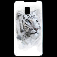 Coque LG P990 Tigre blanc 100