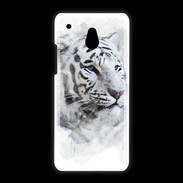 Coque HTC One Mini Tigre blanc 100