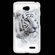 Coque LG L70 Tigre blanc 100