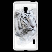Coque LG F6 Tigre blanc 100