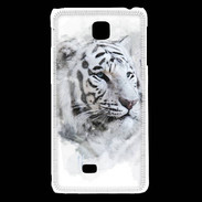 Coque LG F5 Tigre blanc 100