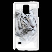 Coque Samsung Galaxy Note 4 Tigre blanc 100