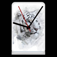 Pendule de bureau Tigre blanc 100