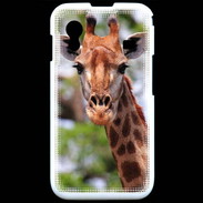 Coque Samsung ACE S5830 Portrait d'une Giraffe