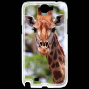 Coque Samsung Galaxy Note 2 Portrait d'une Giraffe