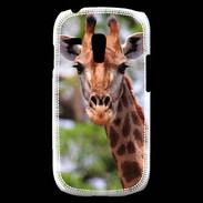 Coque Samsung Galaxy S3 Mini Portrait d'une Giraffe
