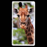Coque Sony Xperia Z Portrait d'une Giraffe