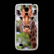 Coque Samsung Galaxy S4mini Portrait d'une Giraffe