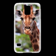 Coque Samsung Galaxy S5 Portrait d'une Giraffe