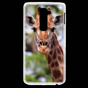 Coque LG G2 Portrait d'une Giraffe