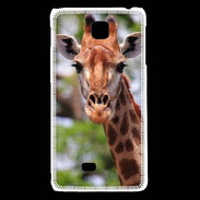 Coque LG F5 Portrait d'une Giraffe