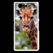 Coque Sony Xperia Z3 Compact Portrait d'une Giraffe