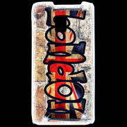 Coque LG P990 London Graffiti 1000