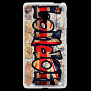 Coque LG F6 London Graffiti 1000