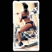 Coque Sony Xperia T Musculation féminine 2