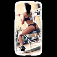 Coque Samsung Galaxy S4 Musculation féminine 2
