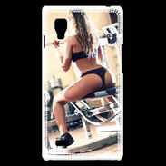 Coque LG Optimus L9 Musculation féminine 2