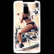 Coque LG P990 Musculation féminine 2