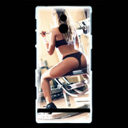 Coque Sony Xperia P Musculation féminine 2