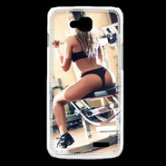 Coque LG L90 Musculation féminine 2