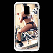 Coque Samsung Galaxy S5 Mini Musculation féminine 2